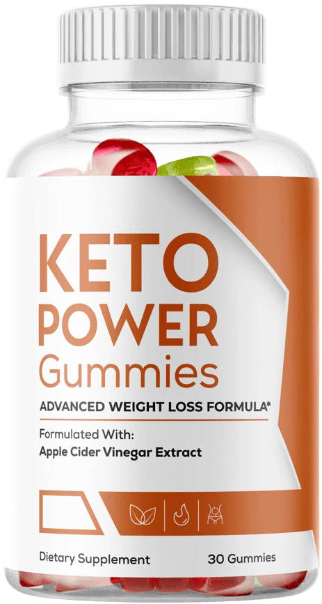 Gommes Keto Power sur fond clair
