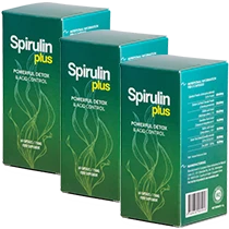 Lot de trois bouteilles de Spirulin Plus