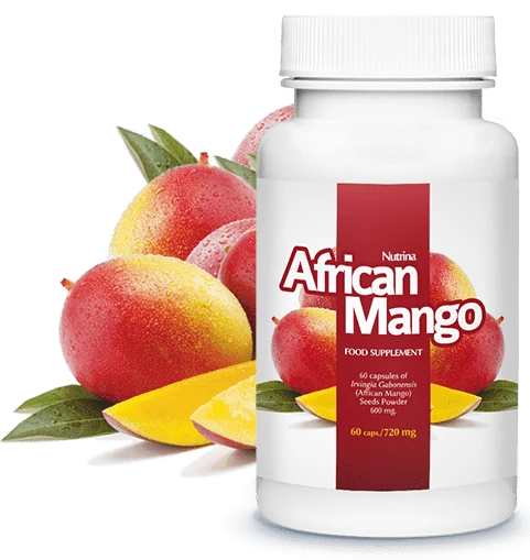 Boîte et gélules African Mango, complément pour la perte de poids