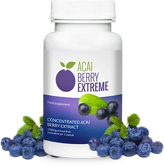 Flacon d'Acai Berry Extreme pour la perte de poids