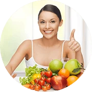 Illustration de l'adoption d'habitudes alimentaires saines