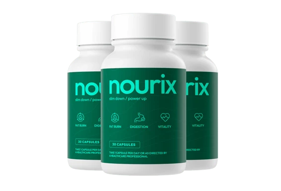Pack de trois flacons Nourix pour une cure de trois mois